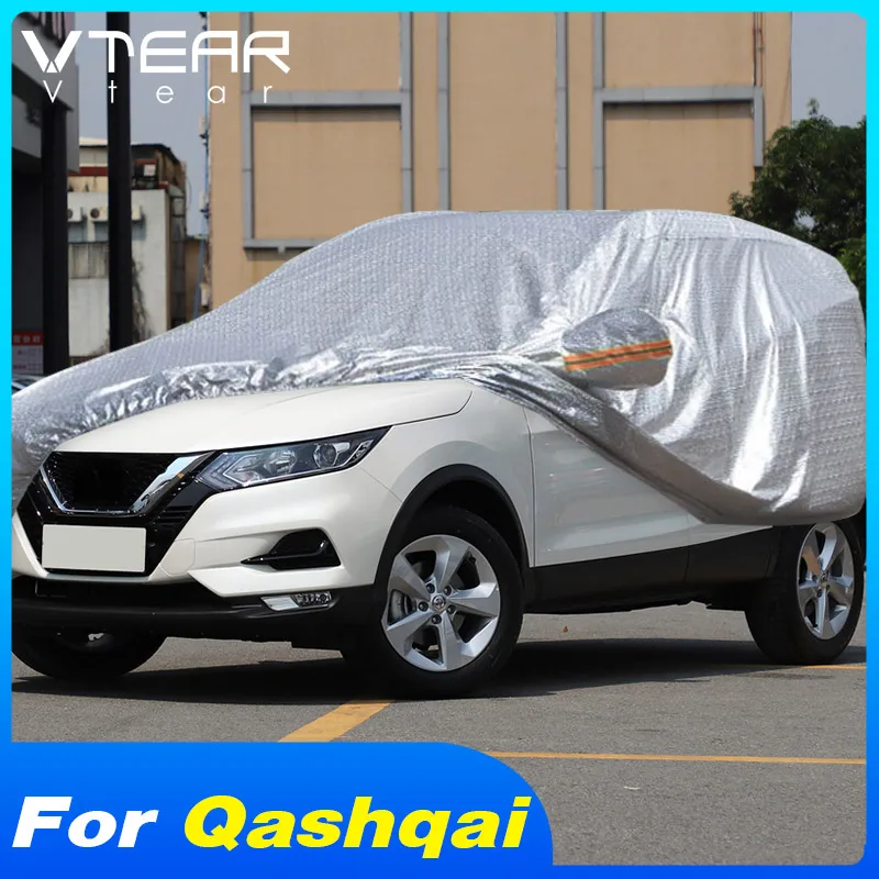 

Vtear body cover dust proof rain windshield cover waterproof protection accessories exterior for Nissan Qashqai j11 Dualis 2019