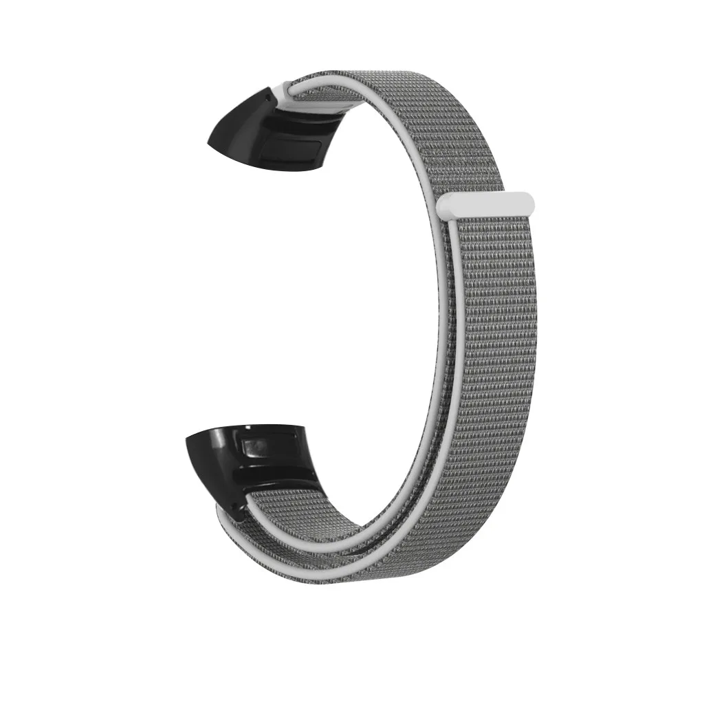 Нейлоновый ремешок на запястье для huawei Honor Band 5/4, ремешок для умных часов, сменный мужской Т-образный ремешок, женские и мужские спортивные часы, браслет, 19Sep - Цвет: Gray