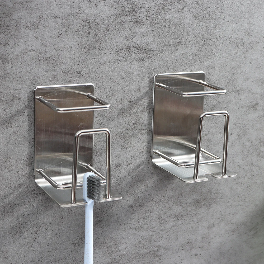 Wall Mounted Tooth Brush Holder Stainless Steel Toothbrush Holders All
