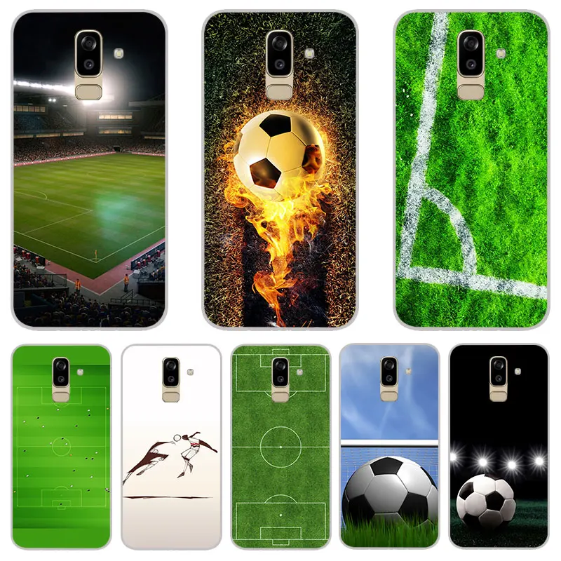 Soccer football Matte Silicone Cases For Samsung galaxy J3 J5 J7 A3 A5 A7 2016 2017 TPU Phone Case back Cover |