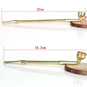 

Classic Telescopic Smok Metal Pipes Portable Creative Smoking Pipe Herb Tobacco Pipes Gifts Narguile Grinder Smoke