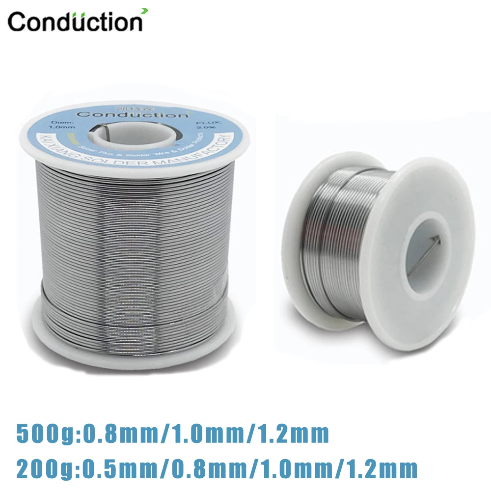 200g/500g Welding Solder Wire High Purity Low Fusion Spot 0.3/0.5/0.8/1/1.2mm Rosin Soldering Wire Roll No-clean Tin BGA Welding best welding lens