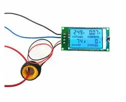 AC 110 V-220 V цифровой светодиодный 100A ватт измеритель мощности Вольт Ампер Амперметр Вольтметр + CT