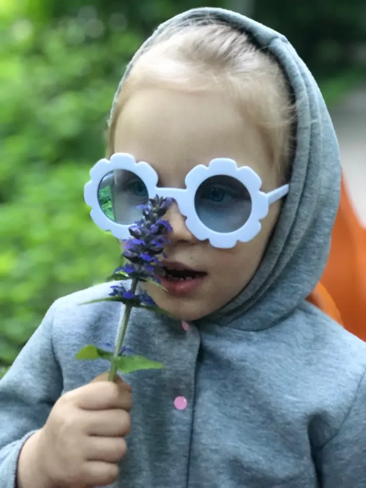 Винтажные очки детские солнцезащитные очки с круглым цветком Gafas детские спортивные солнцезащитные очки UV400 для девочек и мальчиков Oculos De Sol