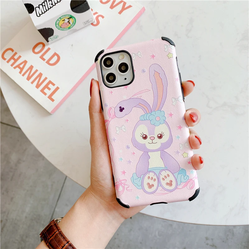 Мягкий силиконовый чехол s с мультяшным кроликом для iphone 11Pro xs max xr милый глянцевый чехол для телефона 11 6 для iphone 6s 7 8plus 7plus 8 6 11