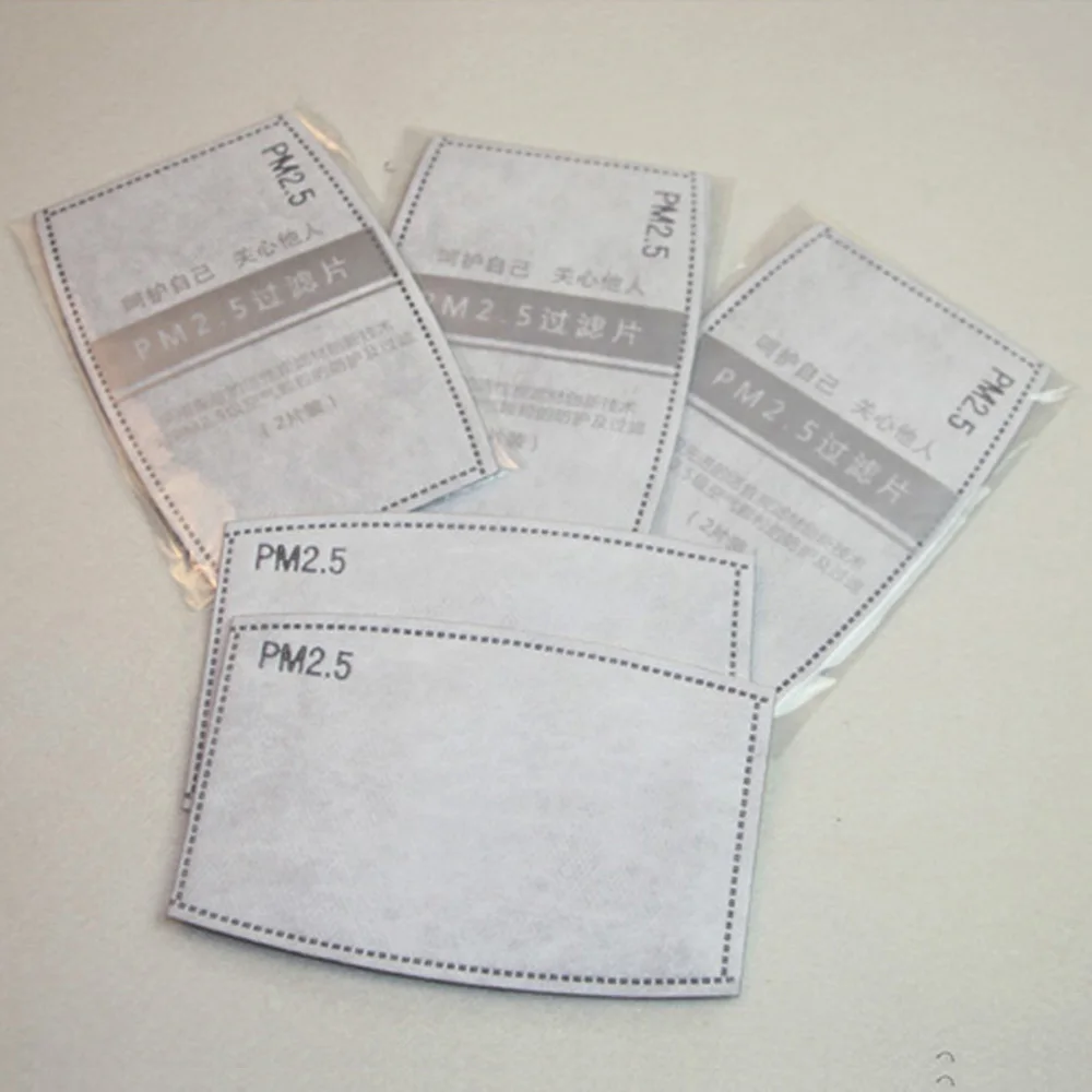 

100pcs Disposable Filter Pad for Kids Adult Face Mouth Mask Respirator PM25 for N95 KN95 KF94 Protective Masks