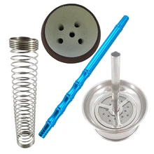 Для кальяна шланг наргиле алюминиевый кальян ручка наргиле шланг пружина уголь для кальяна полка из натуральной глины чаша для кальяна