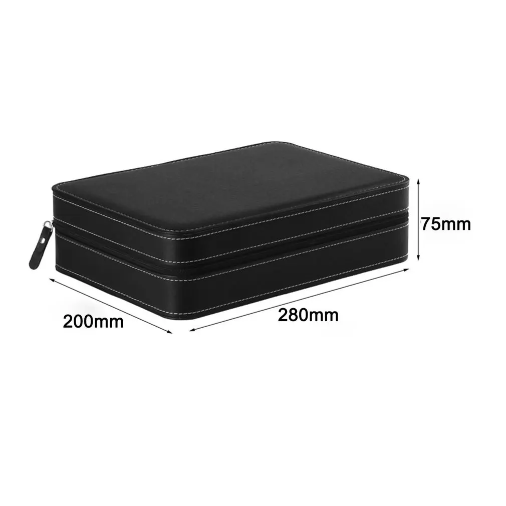 12/10/6 Girds PU leather Jewelry Watch Box Display Container Bracelet Wristwatch Caskets Case Gift Watches Display Storage Box