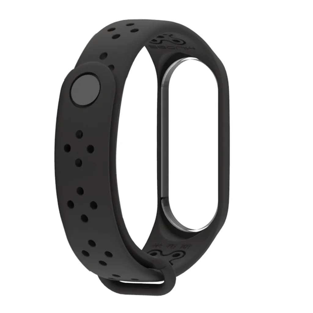 

2019 NEW Sport Silicone Wristband Wrist Strap For Xiao Mi Band 4 with Screen Protector#T2