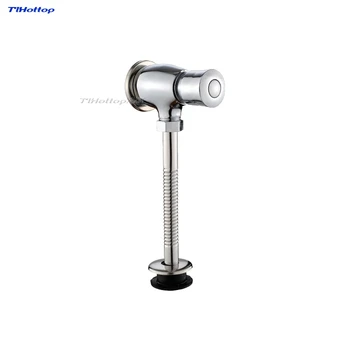 

Tlhottop Button Brass Manual Delay Automatic Shut Off Urinal Flush Valve YJ-6715