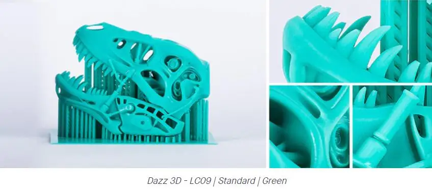 Dazz 3D 405nm светочувствительная УФ смола для sla/dlp/lcd 3d принтер высокая температура литые ювелирные изделия стоматологические точные части модель
