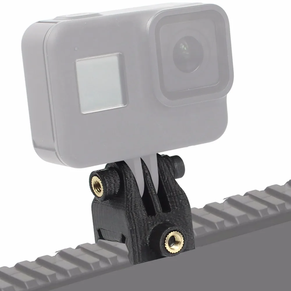 BGNing PLA 3d-печатный рельсовый Зажим Фиксирующий монтажный адаптер для GoPro Hero 8 7 6 5/Yi/SJcam/eken экшн Спортивная камера подставка держатель