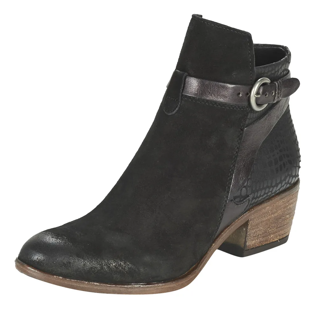 Ботильоны на высоком каблуке Модные женские ботильоны платформе в винтажном