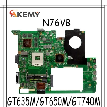 

Akemy N76VB Laptop motherboard For Asus N76VZ N76VM N76VJ N76V Test original mainboard GT635M/GT650M/GT740M