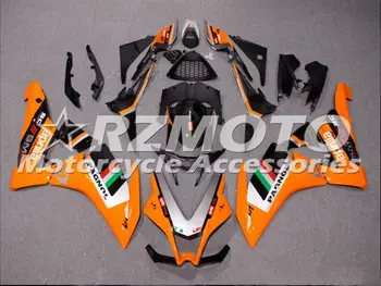 

4Gifts New ABS Injection Mold Full Fairing kit Fit for Aprilia RSV4 1000 2009-2014 09 10 11 12 13 14 Set custom Orange black