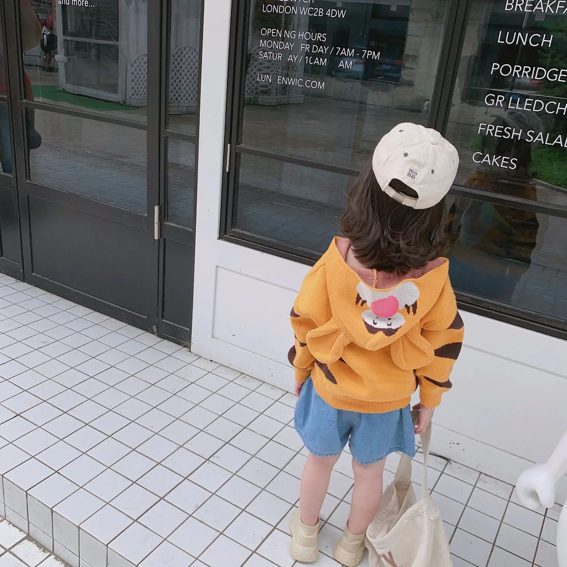 19 Autumn And Winter Men's And Women's Child Baby Three-dimensional Cartoon Animal Pullover Hooded Sweater Jacket Cotton Cute Co