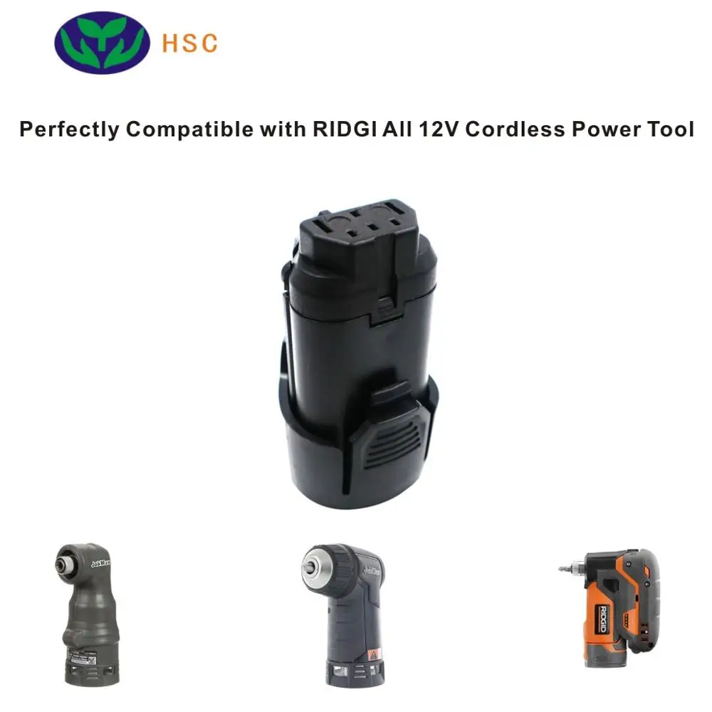 18650 Ач 130188001 батарея RID12A литиевая 12 в Замена для Ridgid В AC82008/AEG L1215 L1215R L1230
