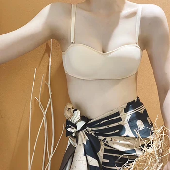 

Invisible Bra for Women Sexy Seamless Lingerie Strapless Bras Push Up Bralette WireFree Underwear Girls Small Chest Intimates #F