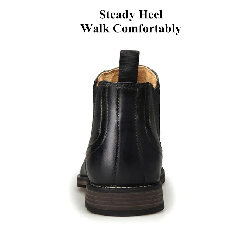 botines botas hombre zapatos de hombre botines hombre botas negras botas  cowboy Botas estilo Chelsea para Hombre, zapatos de primavera Otoño,  transpirables, de cuero genuino, a la moda, británico, alta  calidad|Botinas| -