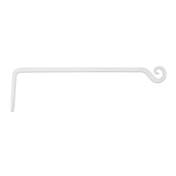 

15 Inch Hanging Plant Bracket Wall Lanterns Hook Straight Bird Feeder Hanger For Flower Beds, Baskets, Bird Feeders, Lanterns