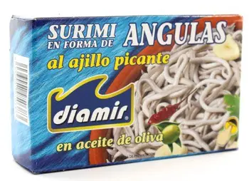 

Diamir Imitation Baby Eels in Garlic Dressing 110 g Easy-Open
