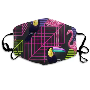 

Reusable Comfy Breathable Air - Outdoor Half Face Masks - Anti Saw Dust Masks - Half Face Mouth Mask for Man Woman Flamingo