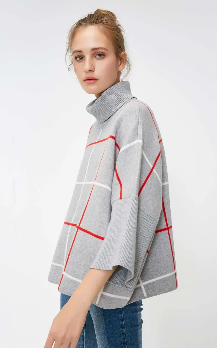 Vero Moda женский свободный крой с высокой горловиной 3/4 рукавами | 319125501