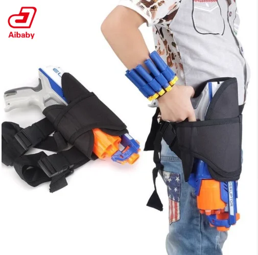 Уличный игрушечный костюм для Nerf пистолет тактическое оборудование пистолет пуля аксессуары для журналов пуля клип совместимый Nerf пистолет мальчик подарок - Цвет: Gun bag