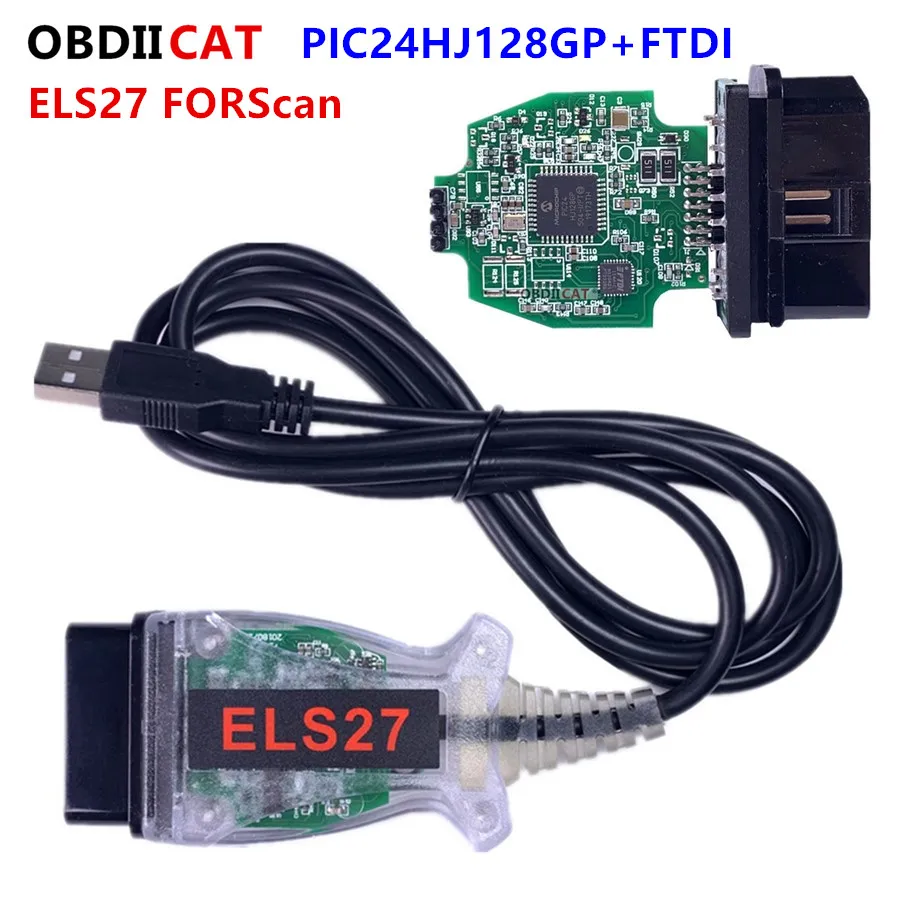 DHL корабль ELS27 FORScan OBD2 сканер автомобильный диагностический инструмент кабель
