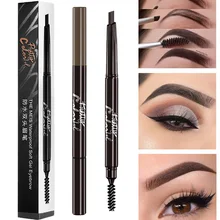 MEIS Lasting Professional Fine Sketch Liquid Eye Brow Pencil Eyebrow Pen Waterproof Fork Tip Eyebrow Tattoo Pencil Long