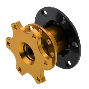 

MagiDeal 3xRacing Quick Release Snap Off Hub Adapter for 6-hole Steering Wheel