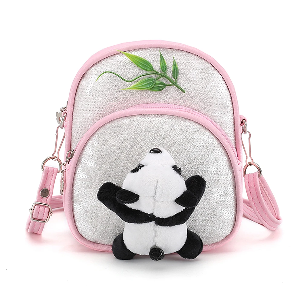 Plush Backpacks Kids Baby Sequin Backpack Cartoon Animal Bag Children Girls Boys Soft School Bag