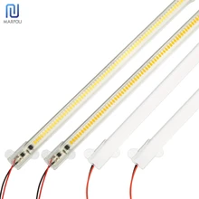 Светодиодный Kitche светильник светодиодный барный светильник 7 Вт 30 см 50 см прозрачный корпус молочно-белый корпус белый теплый белый дневной белый 220 В для кухни светильник ing W