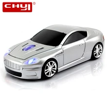 CHYI форма мини-автомобиля Usb Беспроводная мышь 3d оптическая компьютерная мышь эргономичная Милая креативная детская Подарочная компьютерная мышь для ноутбука Macbook