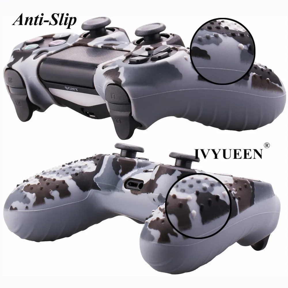 IVYUEEN для PlayStation 4 PS4 Pro Slim Control ler силиконовый защитный чехол колпачки захвата