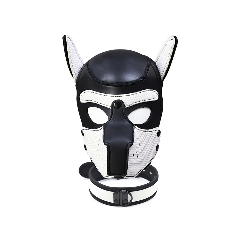 Хэллоуин сексуальный косплей Masker ночной клуб представления Masker резиновые Maskerade Spelen вечерние Masker костюм поставки с воротником - Цвет: S