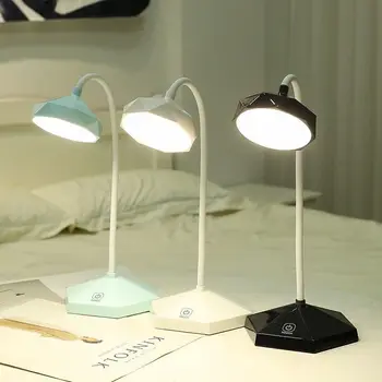 

LED desk lamp eye protection learning charging plug in student reading Bedroom Table Lamp Night Light