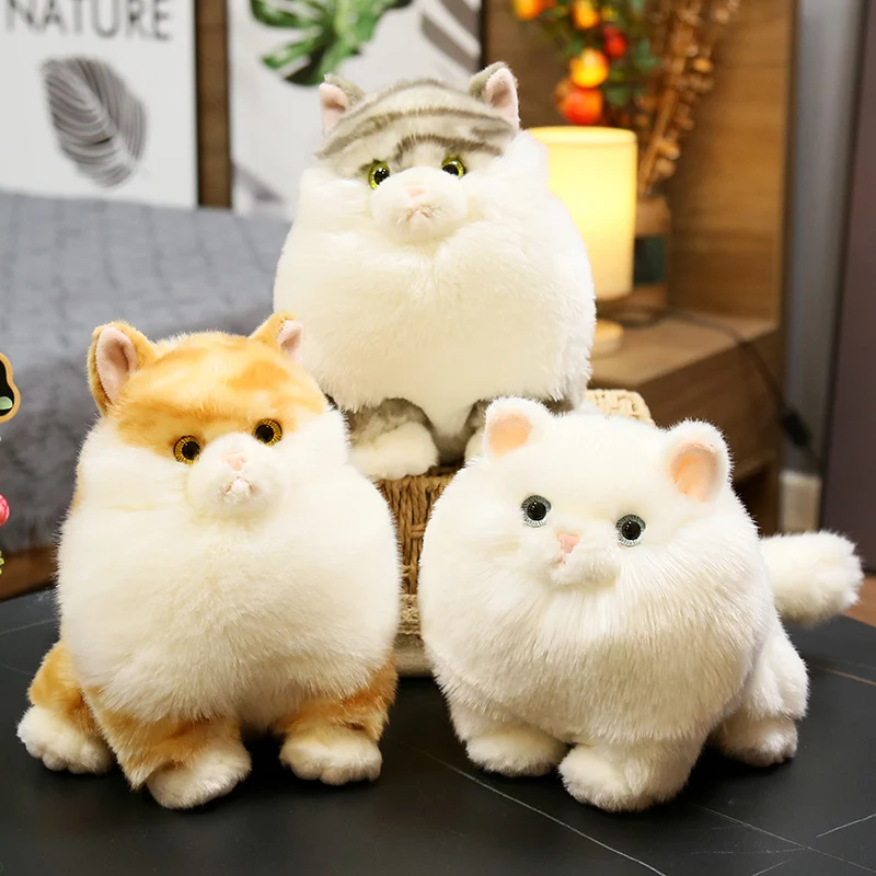 18/22 см мультяшная Милая имитация котенка плюшевая игрушка кукла кавайная
