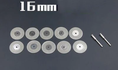 16mm Мини-режущий диск для Rotory аксессуары алмазный шлифовальный круг роторный циркулярный пильный диск абразивный алмазный диск - Цвет: 16mm