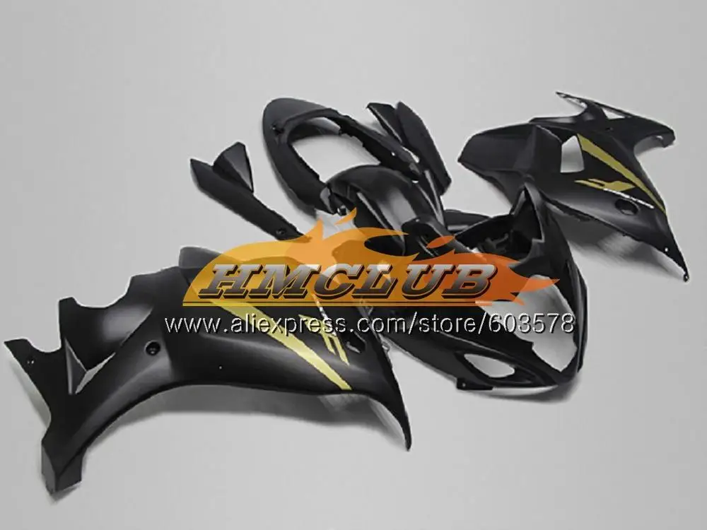 GSX650F для Suzuki Katana GSXF 650 08 09, 10, 11, 12, 13, 14, сине-белые 14CL. 80 GSXF650 2008 2009 2010 2011 2012 2013 обтекатель - Цвет: No. 15 Flat black