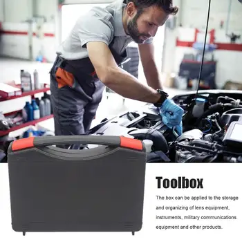 

Portable Tool Box Hardware Storage Case Organizer For Screws Nuts And Bolts Black Home Manual Woodworking Tool Box