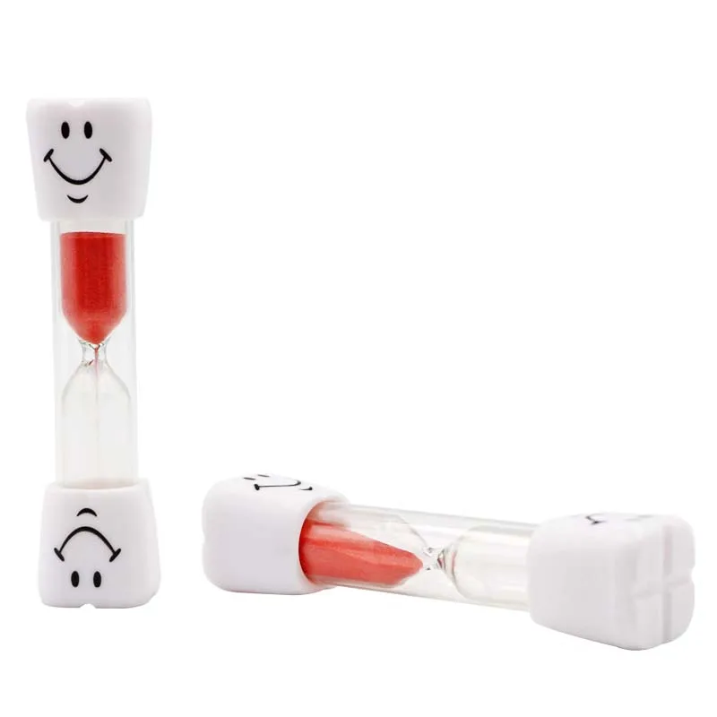 

1pc 7 Colors Dental Teeth Shape 3-Minutes Timer Sand Hourglass Kids Tooth Brush Timer Sand Clock Glass Dentist Gifts Tools
