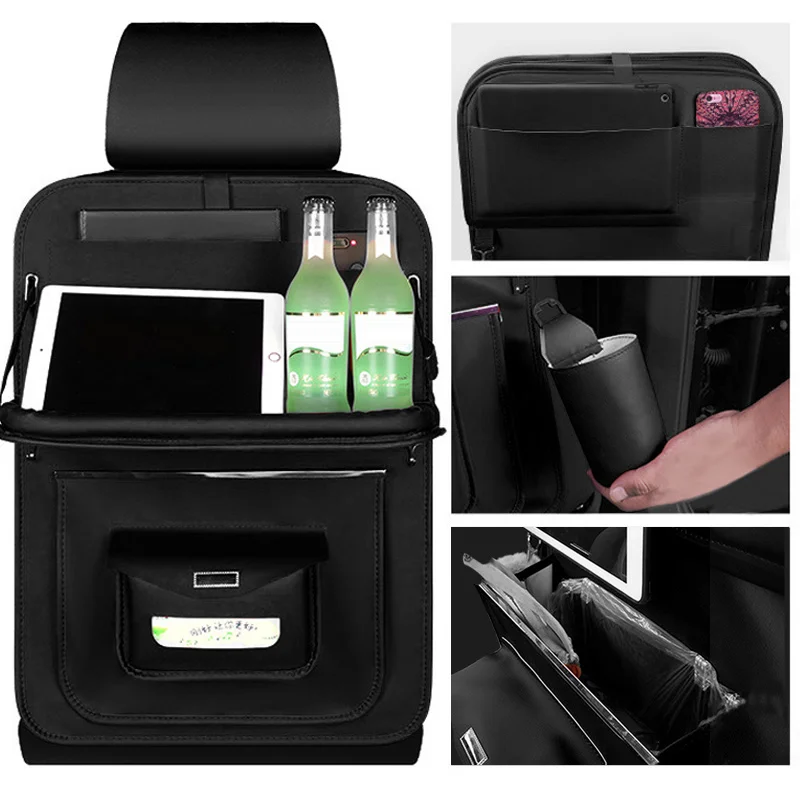 

Universal Car Organizer Foldable Shelf Car Backseat Organizer Storage Bag Cup Holder Holding Bags Auto Accessories Car-styling