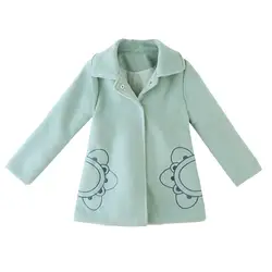Шерстяное пальто для девочек, верхняя одежда с рисунком сердца, осенне-зимние куртки для девочек, классное пальто для девочек 4, 5, 6, 7, 8, 9, 10, 11