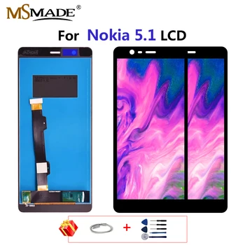 

For Nokia 5.1 LCD 5 (2018) TA-1061 TA-1075 TA-1076 TA-1081 TA-1088 LCD Display Touch Screen Digitizer Replacement Parts 5.5 inch