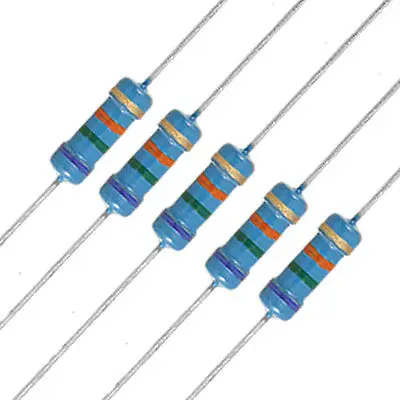 20x1/2 W ватт 75K Ом 75KR резистор из углеродистой пленки 0,5 W