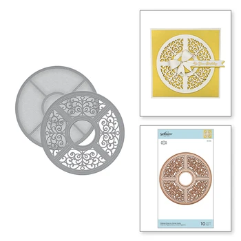 

2020 Hot New Cut Circle Debossing Embossing Molds Metal Cutting Dies Foil and Crafts Scrapbooking Paper For Card Making no stamp