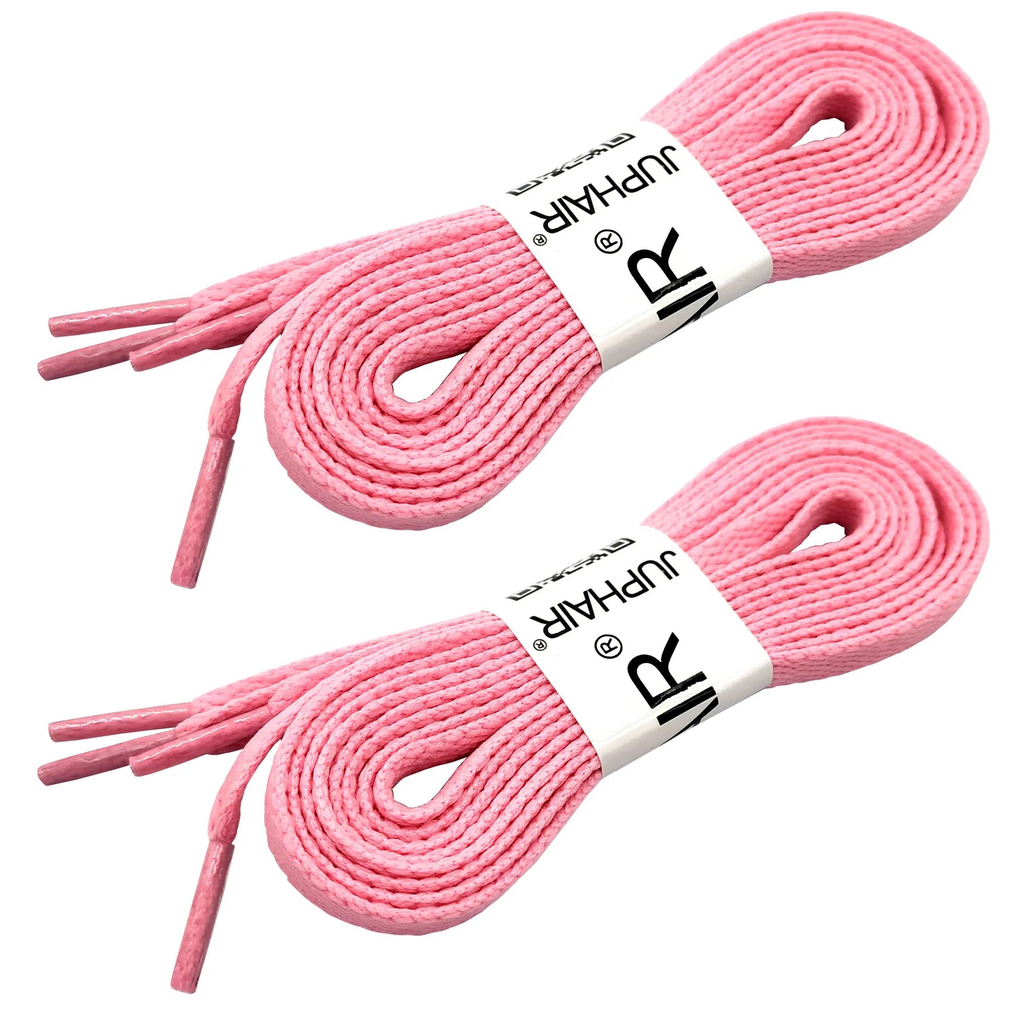 11 Fluorescence Pink 2 пары плоских хлопковых шнурков, подходят для мужчин, женщин, детей, тапки, шнурки для спортивной обуви, белые 120 см мягкие шнурки, бренд JUPHAIR, высокое качество - Цвет: 11 Fluorescence Pink