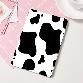 

Cow Print for 10.2 iPad ipad 7th Generation Case 2019 8th 6th Mini 5 Cover Pro 12.9 Cases PC Funda For ipad Air Case Pro 11 2020