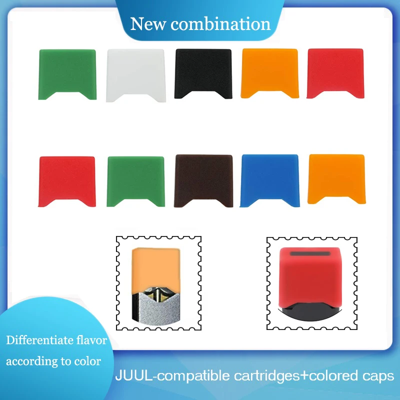 

50pcs/Lot For Juul/Myle Drip Tip Caps Eletronic Cigarette Mouthpiece Cover Vape Pen Disposable Test Cap e Cigare Accessories